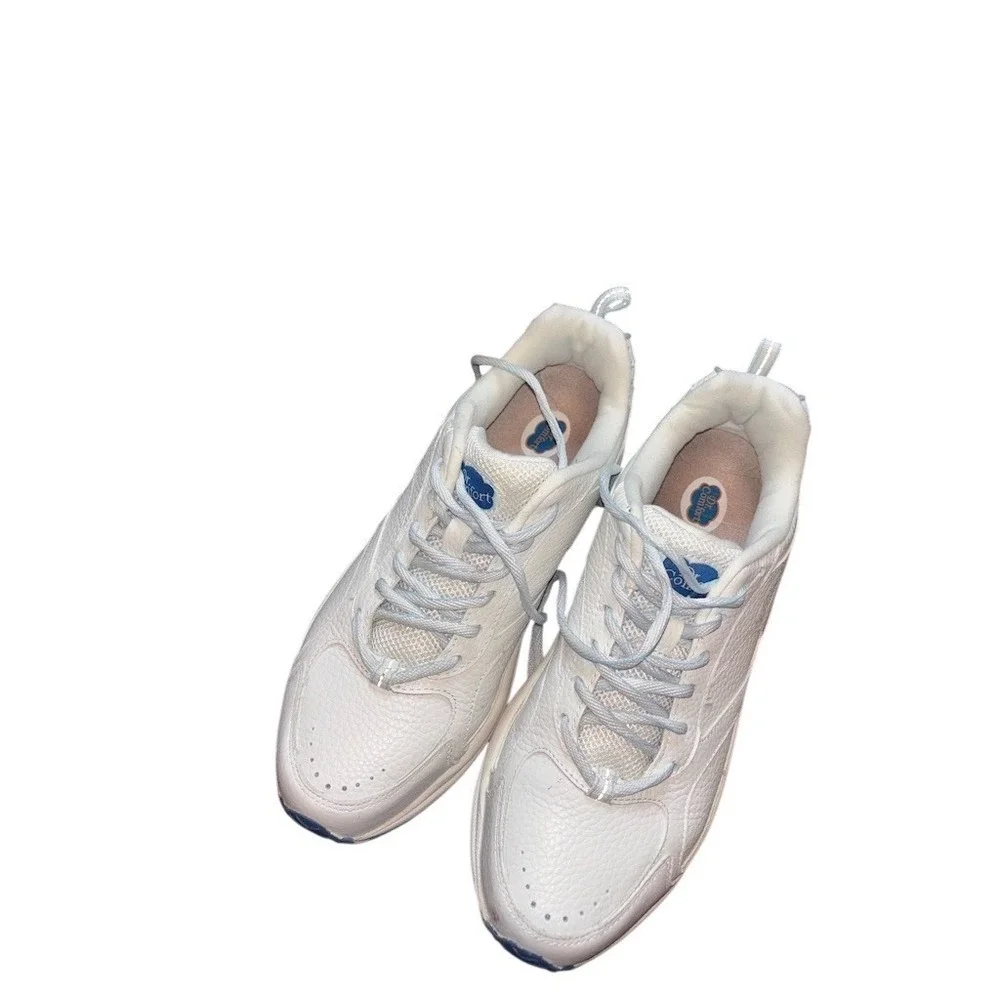 Dr. Comfort Spirit Plus Women's Walking Sneakers White Lace‎ Up Size 10 M